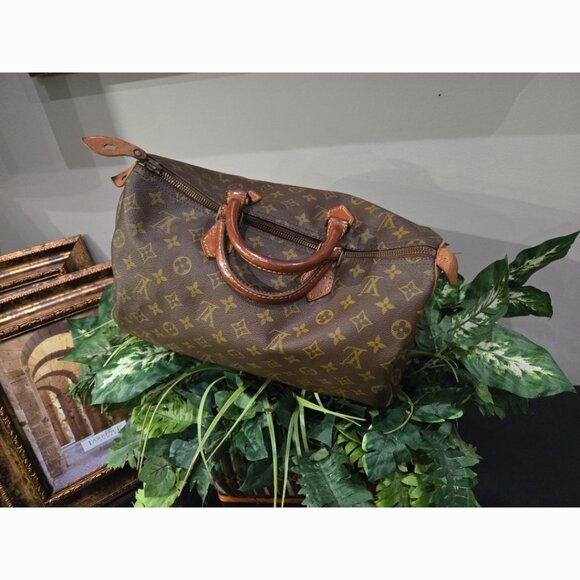 VVGC Authentic Vintage LV Speedy 35 and Pair of Unbranded Twillys - Picture 4 of 12